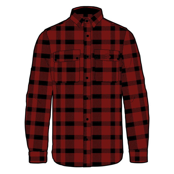 Spada Spada ember shirt black/red small